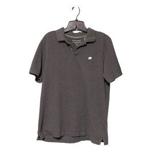 Banana Republic Polo Shirt Mens XL Gray Short Sleeve Standard Fit